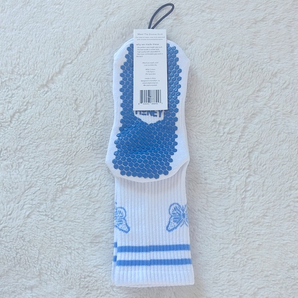 Lucky Honey The Emmie Butterfly Grip Socks NWT - Picture 7 of 7